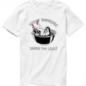 トッピングが何回でも無料! 夢のようなおしゃれラーメンTシャツ発売