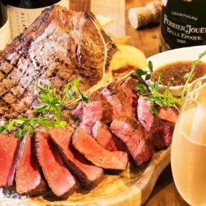 塊肉の炭火焼きメニューがドドンと半額! 神田の肉バル2周年祭がアツい