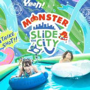 お台場でアドレナリン全開の夏フェス! 夢の大橋スライダーが楽しめる「MONSTER Slide the City」
