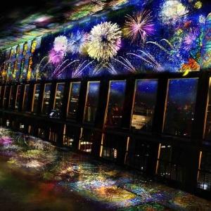 花火、海、オーロラ... 東京タワーで夏のプロジェクションマッピング開催中