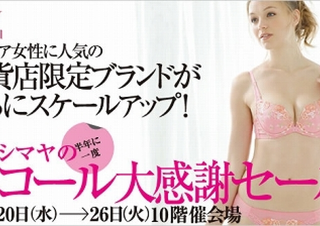 キャリア女性に人気の限定ブランド多数 ワコール大感謝セール 東京バーゲンマニア