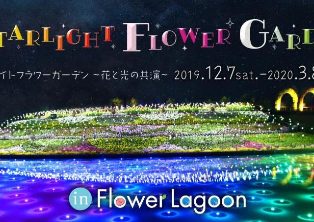 花と光の優雅な共演！ラグーナテンボス「STARLIGHT FLOWER GARDEN」
