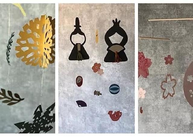 日々の生活に春の彩りを...ペーパーモビールのワークショップ