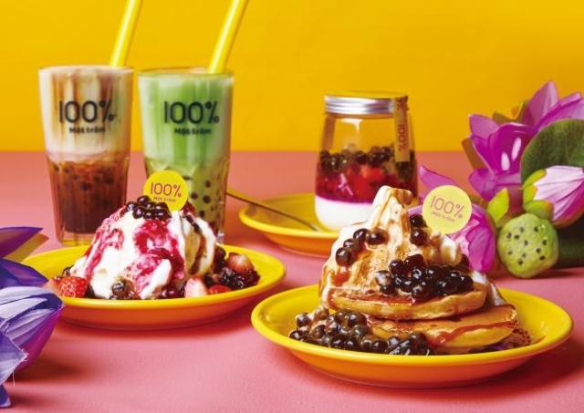 手作りの生タピオカの「モッチャムカフェ」が期間限定で湊町リバープレイスに