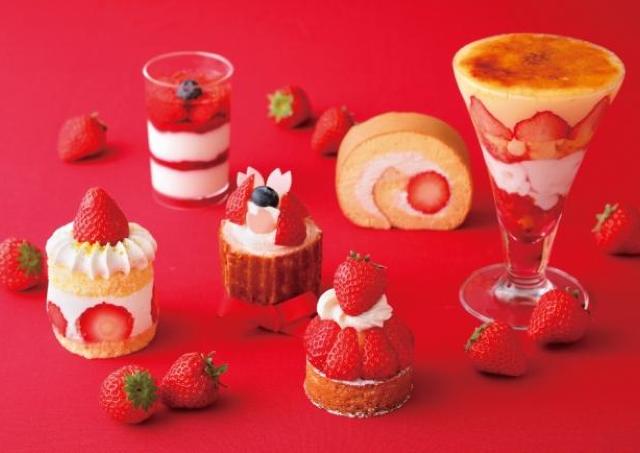 旬のイチゴを使用した春の限定スイーツを楽しもう