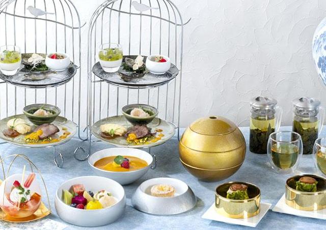 本格中国料理と夏らしい素材のスイーツが楽しめるアフタヌーンティー