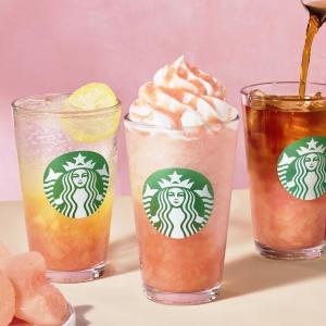 スタバ、夏のドリンク第4弾はピーチ♡真夏にぴったりの新作ビバレッジは3種。《8月1日発売》