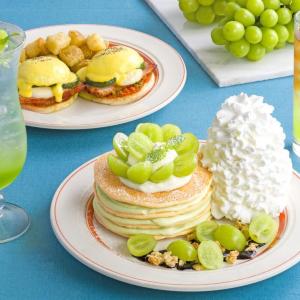 【Eggs 'n Things】シャインマスカットを使ったパンケーキ＆ドリンクが登場♡トマトとバジルが香るエッグベネディクトも見逃せない。