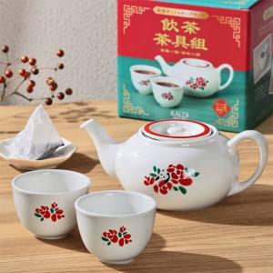 カルディから「飲茶ポット＆カップセット」が登場！パンダ柄は反則級の可愛さ♡