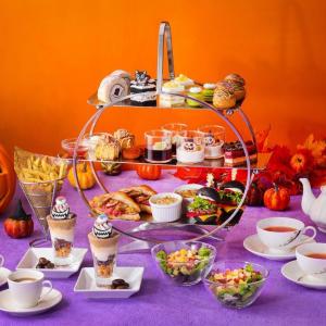 ハロウィン仕様で秋の味覚を満喫できるアフタヌーンティー