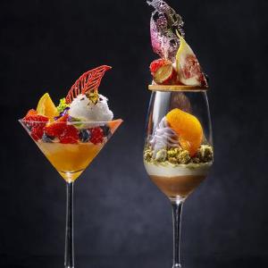 バー限定の大人の味わい「秋の夜パフェ」