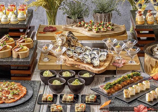 メインは5種類から選べる！秋の味覚をたっぷりと堪能できるランチビュッフェ