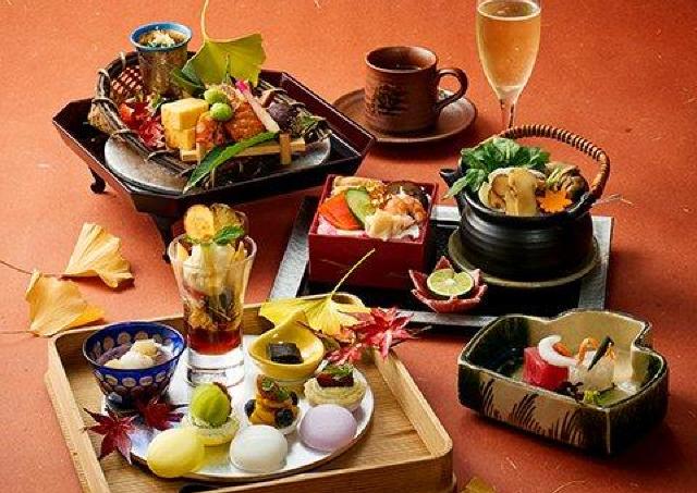 秋の味覚を詰め込んだ和風アフタヌーンティー