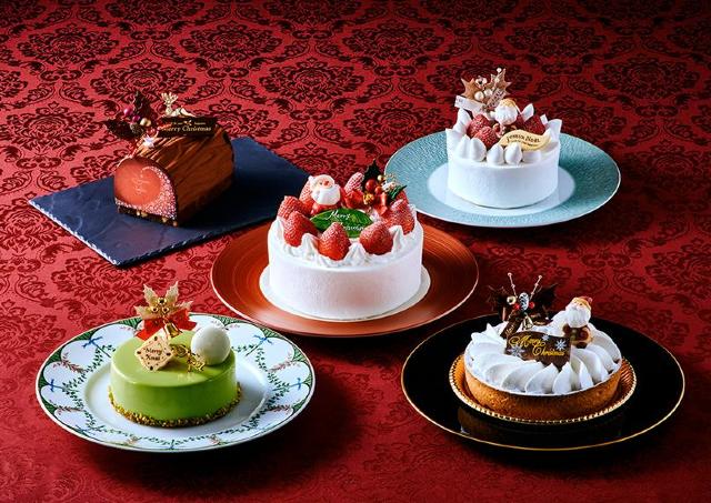 ホテル自慢のクリスマスケーキが登場