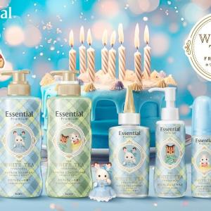 「エッセンシャル」と「シルバニアファミリー」がコラボ。思わずパケ買いしたくなる可愛いデザインボトルは数量限定。