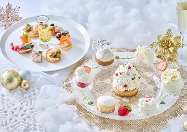 クリスマスをイメージしたアフタヌーンティー
