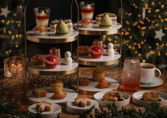 ホリデー感あふれる「フェスティブ アフタヌーンティー」