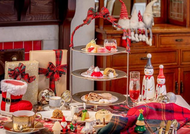 クリスマス気分が満喫できるアフタヌーンティー