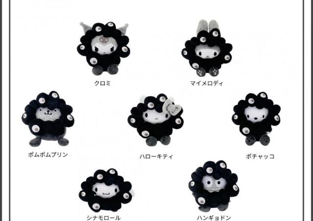 サンリオコラボの黒ミャクミャクが買える！12月9日10時にオンラインショップや楽天市場店などで販売開始。
