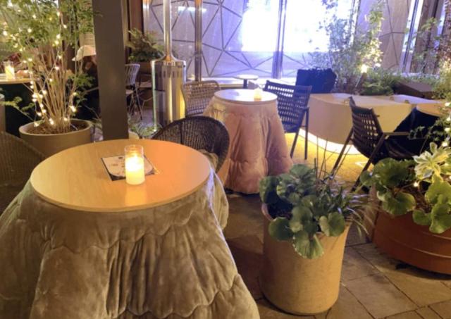 新丸ビルのテラスが