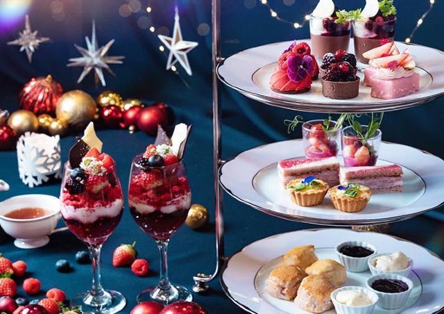 冬に旬を迎えるベリーが主役の煌びやかなアフタヌーンティー