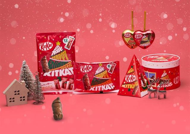 クリスマスに配っても飾っても可愛い♡「キットカット ホリデイサンタ」、2025年は全5種が登場