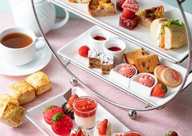 旬のいちごを絶景ロケーションで楽しめるアフタヌーンティー