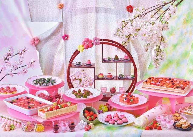 春を感じる、いちごとさくらの饗宴