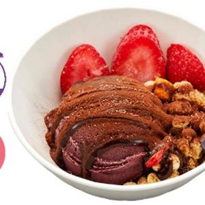 【かっぱ寿司】ミニアサイーボウルに期間限定のショコラ味が登場。バレンタインシーズンに高まるチョコ欲をヘルシーに満たせちゃいます♡