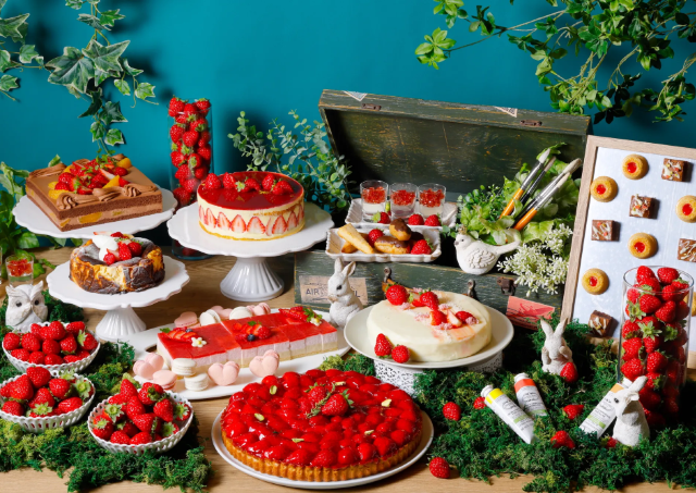 滋賀県産のいちごが豊富なスイーツビュッフェ