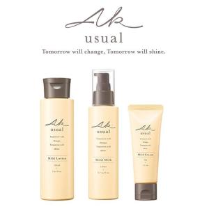 【プレゼント】バリア機能をサポートする天然セラミド配合でうるおいのあるお肌へ！　「AK usual　3品セット」（3名様）