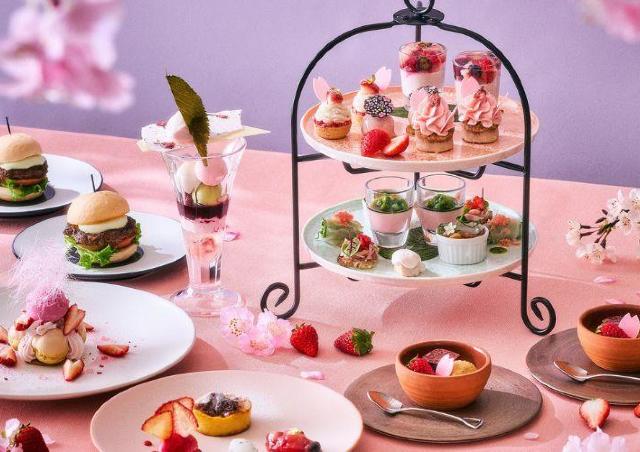 最上階のロケーションで贅沢なお花見