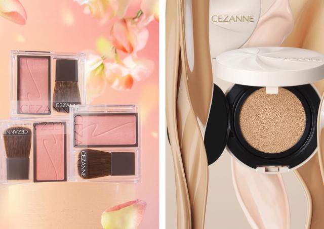 【セザンヌ】人気No.1チーク＆薄膜カバーファンデから新色登場♡6月上旬から先行販売スタート。