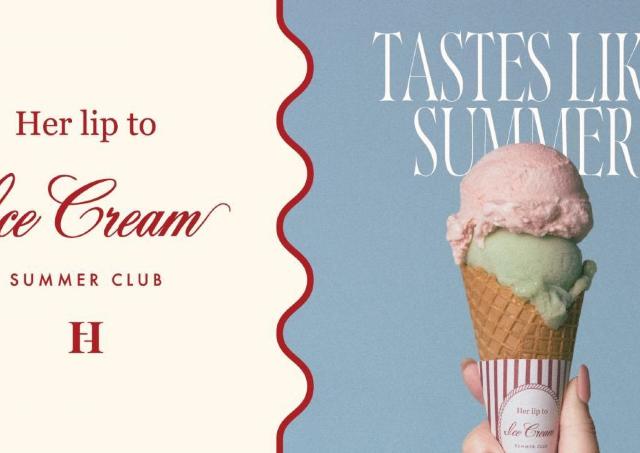 毎年話題の「Her lip to Ice Cream」、26年夏も六本木にオープン。混雑緩和のため公式LINEからの整理券制に。