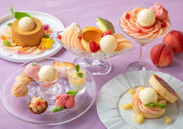 とろける桃を贅沢に堪能できるスイーツ5種