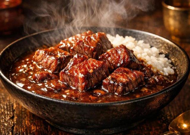 【銀座】「松永和牛カレー」がワンコインはお得すぎ！平日ランチ1日10限定だよ。