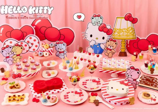 ハローキティとのコラボスイーツビュッフェが登場！