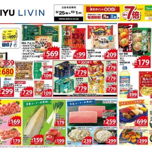 【西友の最新チラシ】ポテチ95円、スコーン106円...お菓子がお買い得！秋フレーバーのアイスも必見《10月1日まで》