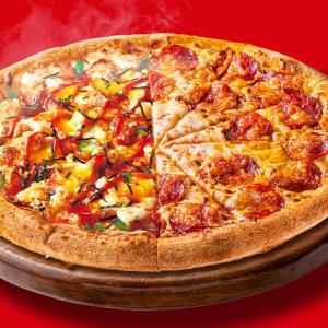 【ピザハット肉の日】持ち帰り1129円になるピザは3種。新登場の「ハーフ＆ハーフ」に注目。