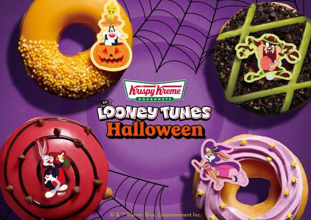 ルーニー・テューンズがドーナツに！クリスピー・クリーム・ドーナツのハロウィン限定コラボが期間限定で登場。