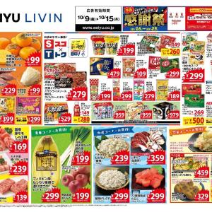【西友の最新チラシ】種なし柿が106円！秋の味覚と九州フェアに注目《10月15日まで》